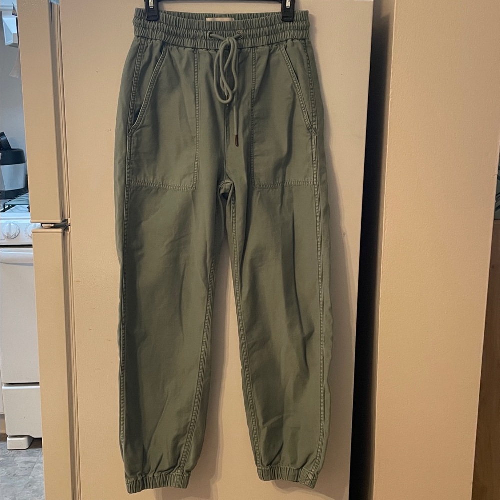 Citizens‎ Of Humanity Women’s Size 26 Sage Green Trousers Tapered Jogger Pockets